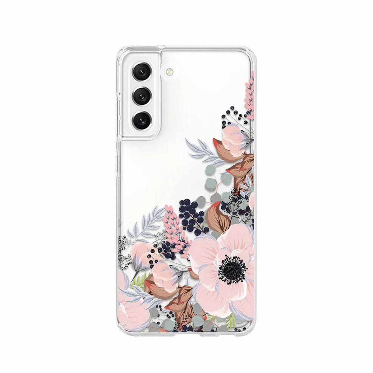 Designed for Samsung Case, Slim Fit Clear Cover with Fashionable Designs for Girls Women, Protective Phone Case