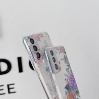 Designed for Samsung Case, Slim Fit Clear Cover with Fashionable Designs for Girls Women, Protective Phone Case