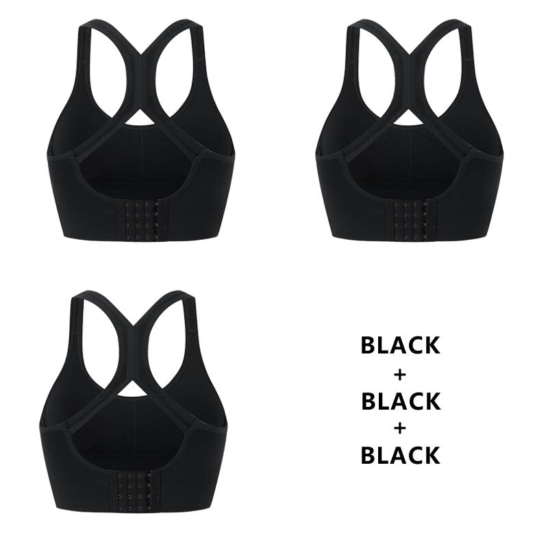 Women Fashion 3 Pieces Bras For Underwear Lingerie Add Pad Bra Seamless Push Up Bralette Brassiere Wireless Sports