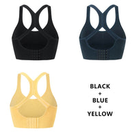 Women Fashion 3 Pieces Bras For Underwear Lingerie Add Pad Bra Seamless Push Up Bralette Brassiere Wireless Sports