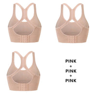 Women Fashion 3 Pieces Bras For Underwear Lingerie Add Pad Bra Seamless Push Up Bralette Brassiere Wireless Sports