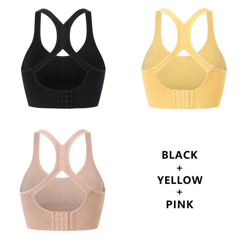 Women Fashion 3 Pieces Bras For Underwear Lingerie Add Pad Bra Seamless Push Up Bralette Brassiere Wireless Sports