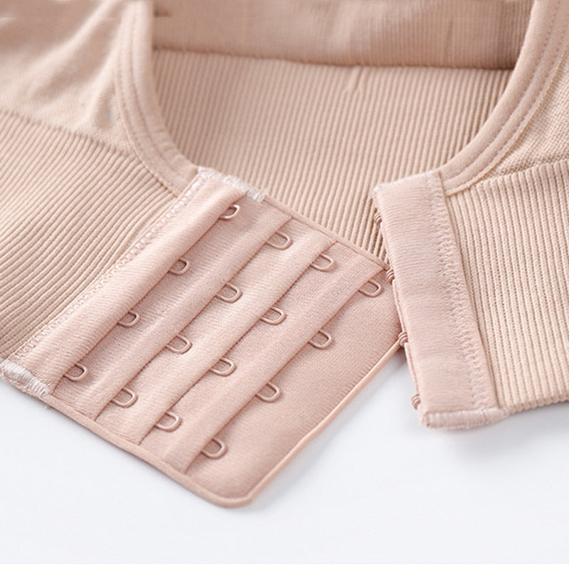 Women Fashion Bras For Underwear Lingerie Add Pad Bra Seamless Push Up Cotton Bralette Brassiere Wireless Sports