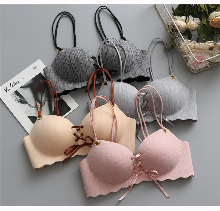 Women Fashion Super Push Up Bras Seamless Underwear Wire Free Female Bralette Beauty Back Lingerie Ladies Brassiere