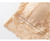 Women Fashion Hollow Out Bralette Solid Color Beauty Back Lace Underwear Female Add pad Wireless Bra Seamless Lingerie