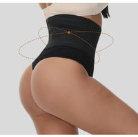 Women Fashion High Waist Shaping Thong Breathable Body Shaper Slimming Tummy Underwear Butt Lifter Seamless Panties Shaperwear