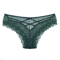 Women Fashion Panties Lace Underwear Low-Waist Thong Hollow Out G String Briefs Solid Comfortable Female Lingerie