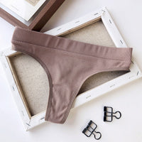 Women Fashion Cotton Panties Comfortable Wireless Lingerie Female Solid Breathable Briefs Underwear Intimates