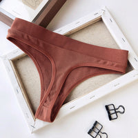 Women Fashion Cotton Panties Comfortable Wireless Lingerie Female Solid Breathable Briefs Underwear Intimates