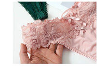 Women Fashion 2Pcs/Lot Lace Panties Low-waist Underwear Thong Female G String Lingerie Temptation Embroidery Intimates