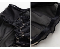 Women Fashion Bra Set Lingerie Push Up Brassiere Ultra-Thin Lace Underwear Set Transparent Panties Underpant Panty Set Two-Piece