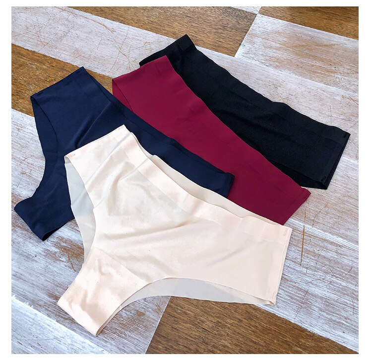 Women Fashion 2Pcs/Lot Sexy Seamless Panties Underwear Female Comfortable Intimates Fashion Low-Rise Briefs Lingerie Drop Shipping