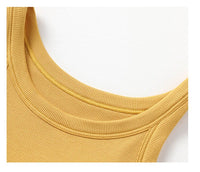 Women Fashion Camisole Push Up Tank Long Padded Female Bralette Streetwear Seamless Lounge Solid Color Wirefree