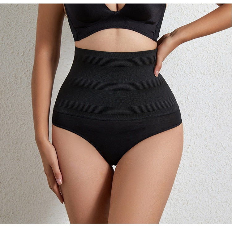 Women Fashion High Waist Shaping Panties Breathable Body Shaper Slimming Tummy Underwear Butt Lifter Seamless Plus Size Shaperwea